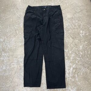 5.11 Tactical Series Cargo Pants Men's Size 38x34 Black Style #74251 Pockets